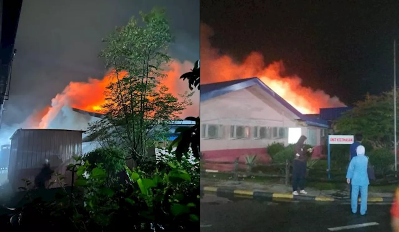 [Video] Stor Perubatan Farmasi Di Hospital Papar Terbakar, Makmal Kajian Terkena Bahang Api