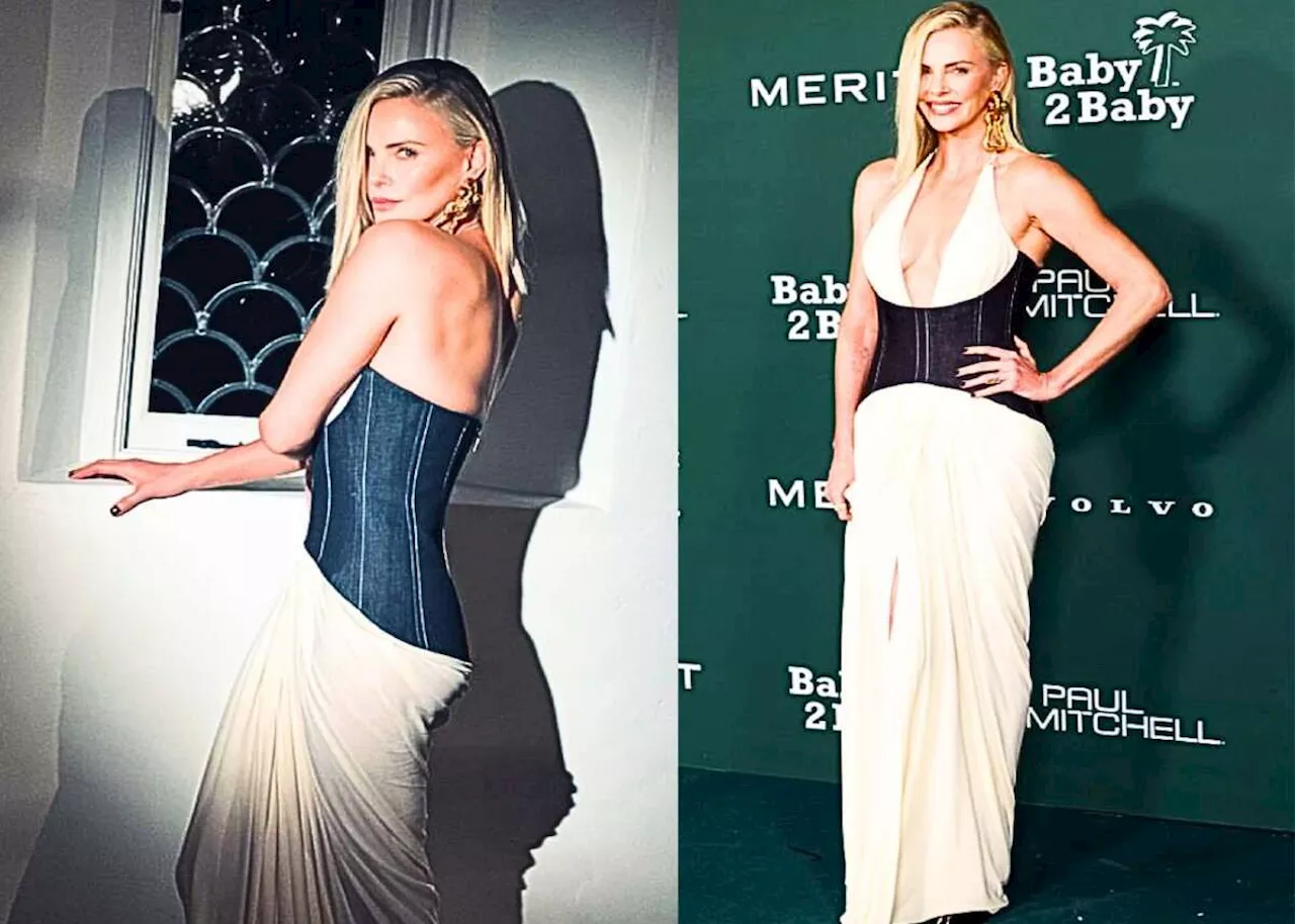 Charlize Theron shines at Baby2Baby gala, wins Giving Tree Award