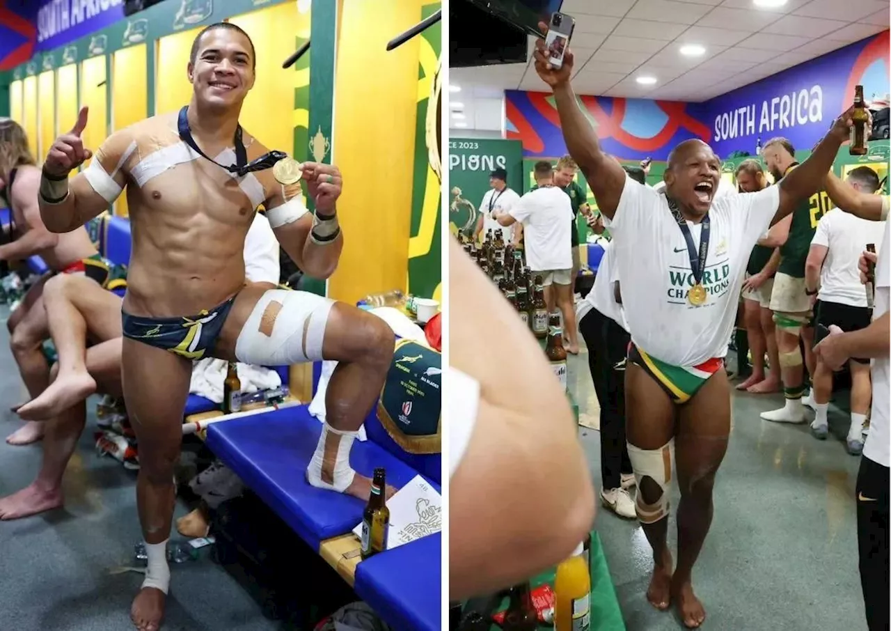 Speedos and Springboks: Players in their cheeky undies [photos]