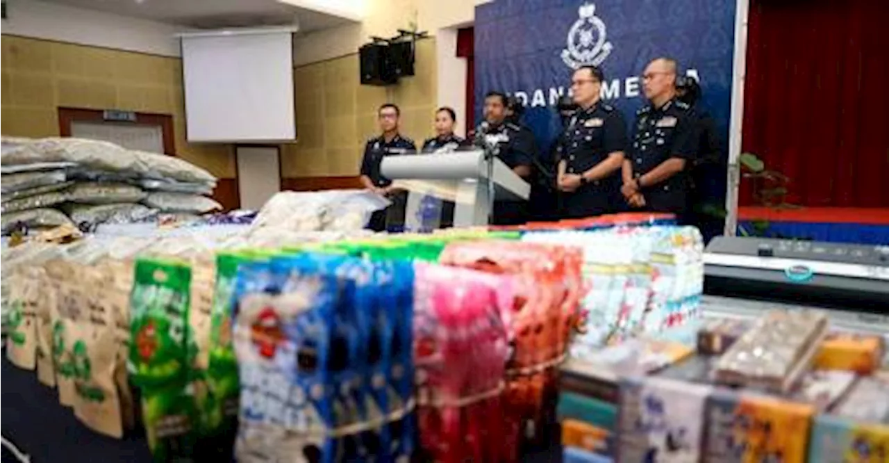 Polis rampas ganja dan syabu bernilai RM6.4 juta, tahan tiga lelaki