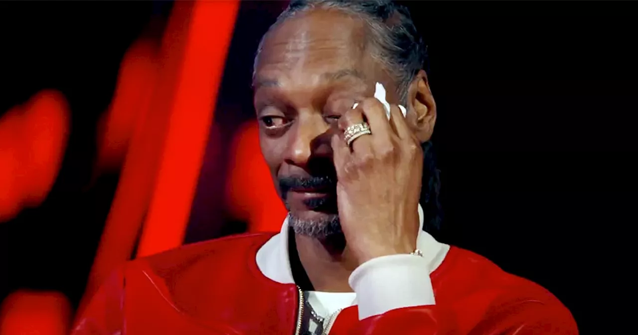 Snoop Dogg Cries As 'The Voice' Contestant Sings Song for Their Late Father