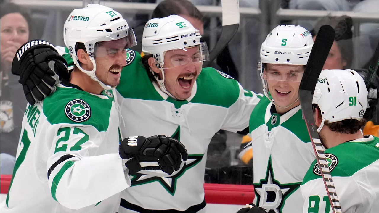 Heiskanen keys fast start for Stars in victory over Penguins