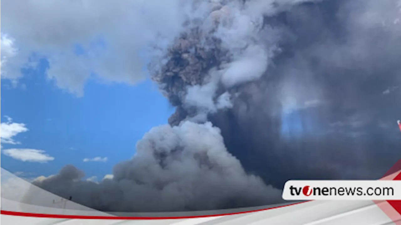 Terdampak Abu Vulkanik Erupsi Gunung Lewotobi, Maskapai Masih Belum Mau Terbangkan Pesawat Rute Kupang-Flores