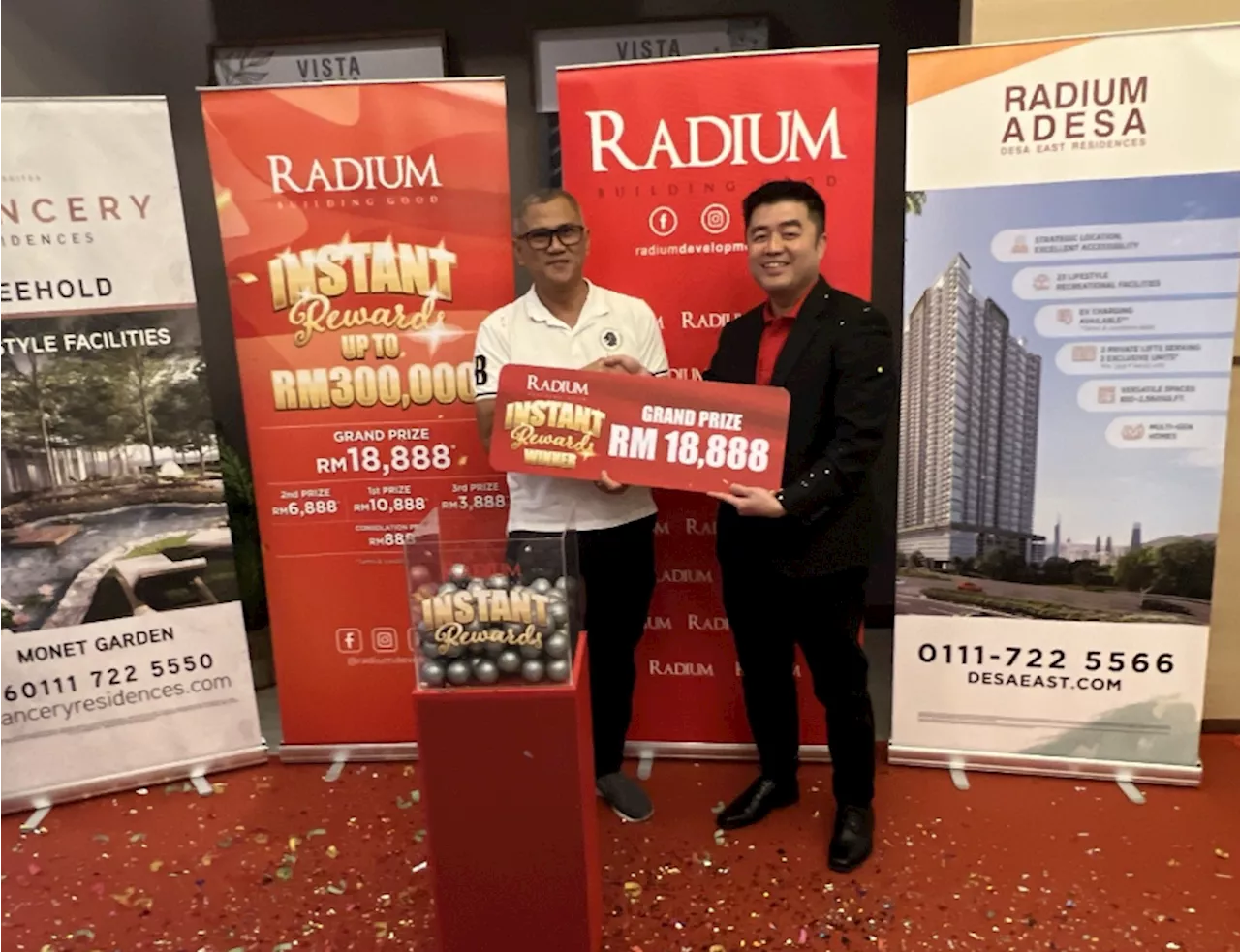 Kempen Radium Instant Rewards 2024 rai 107 pembeli