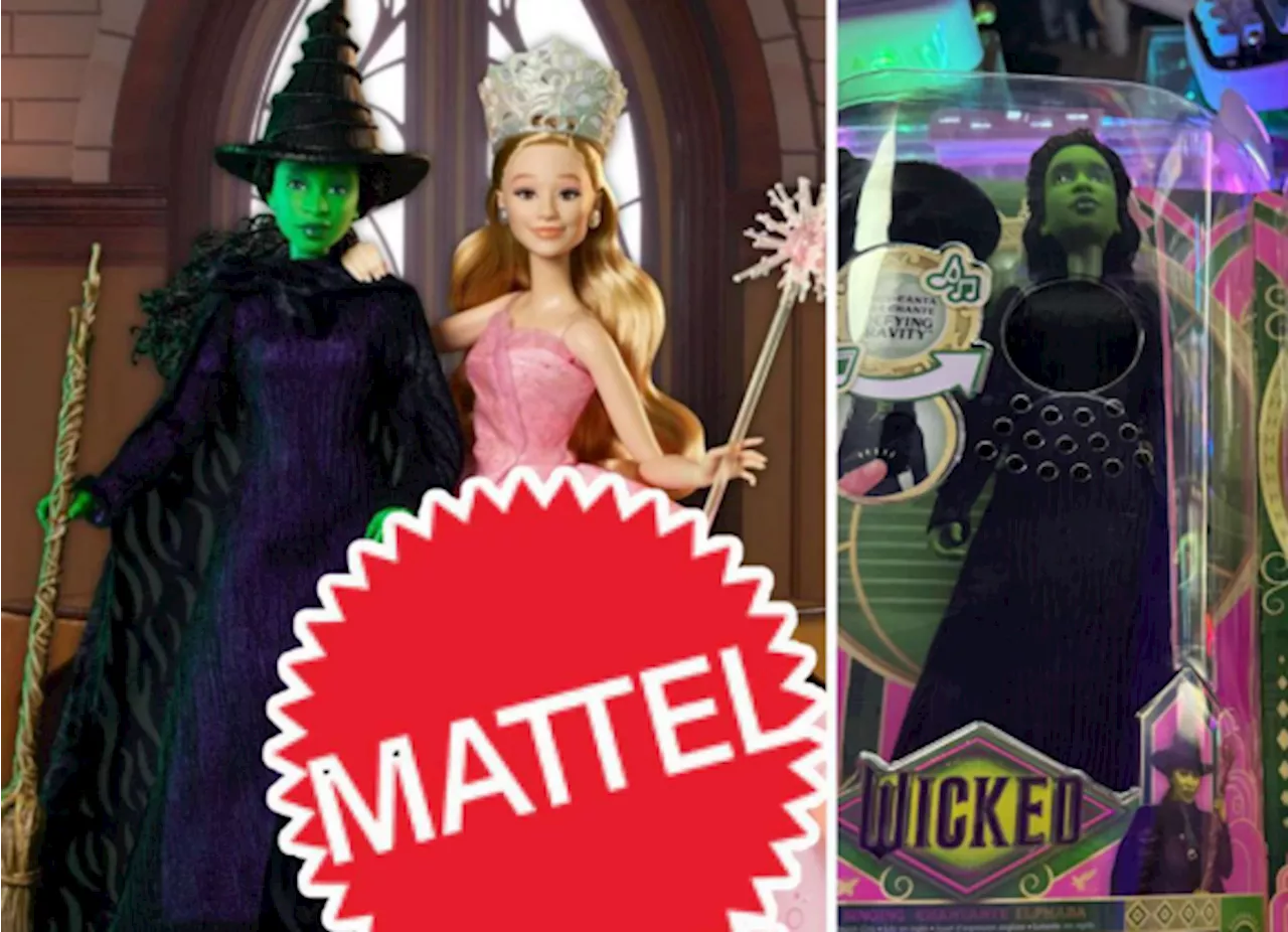 Mattel incluye por error un sitio para adultos en la caja de las muñecas de la película ‘Wicked’