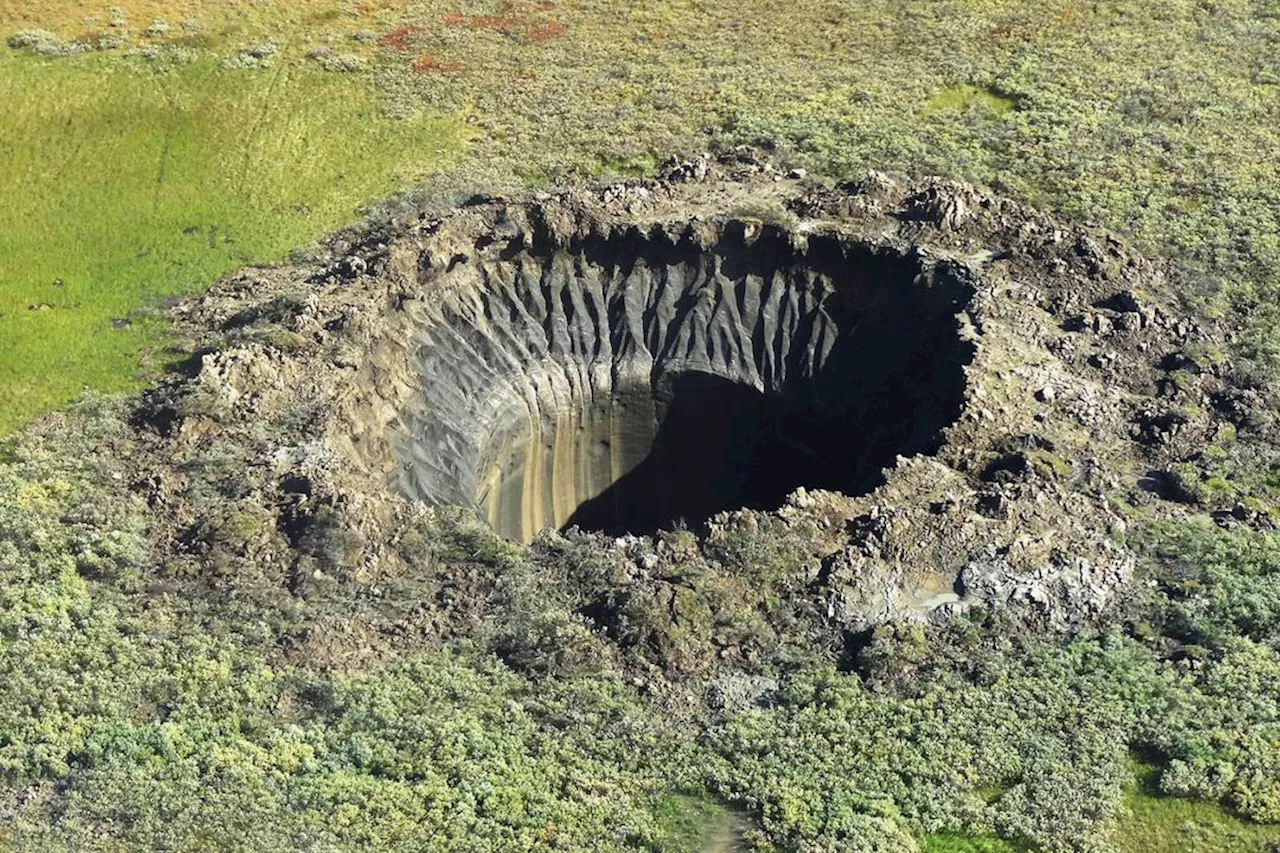 Mystiske kratre eksploderer fram i Sibirs permafrost