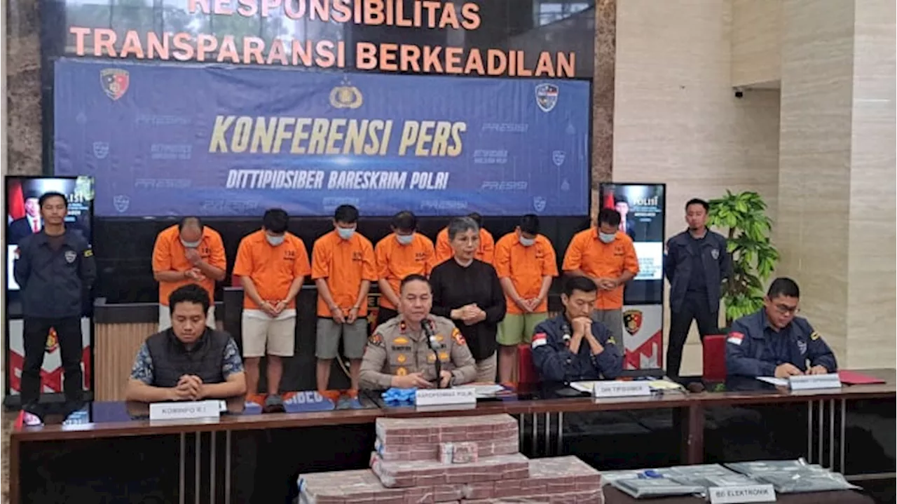 Aset Rp36 Miliar Judi Online yang Dikendalikan WNA China Diblokir Polri