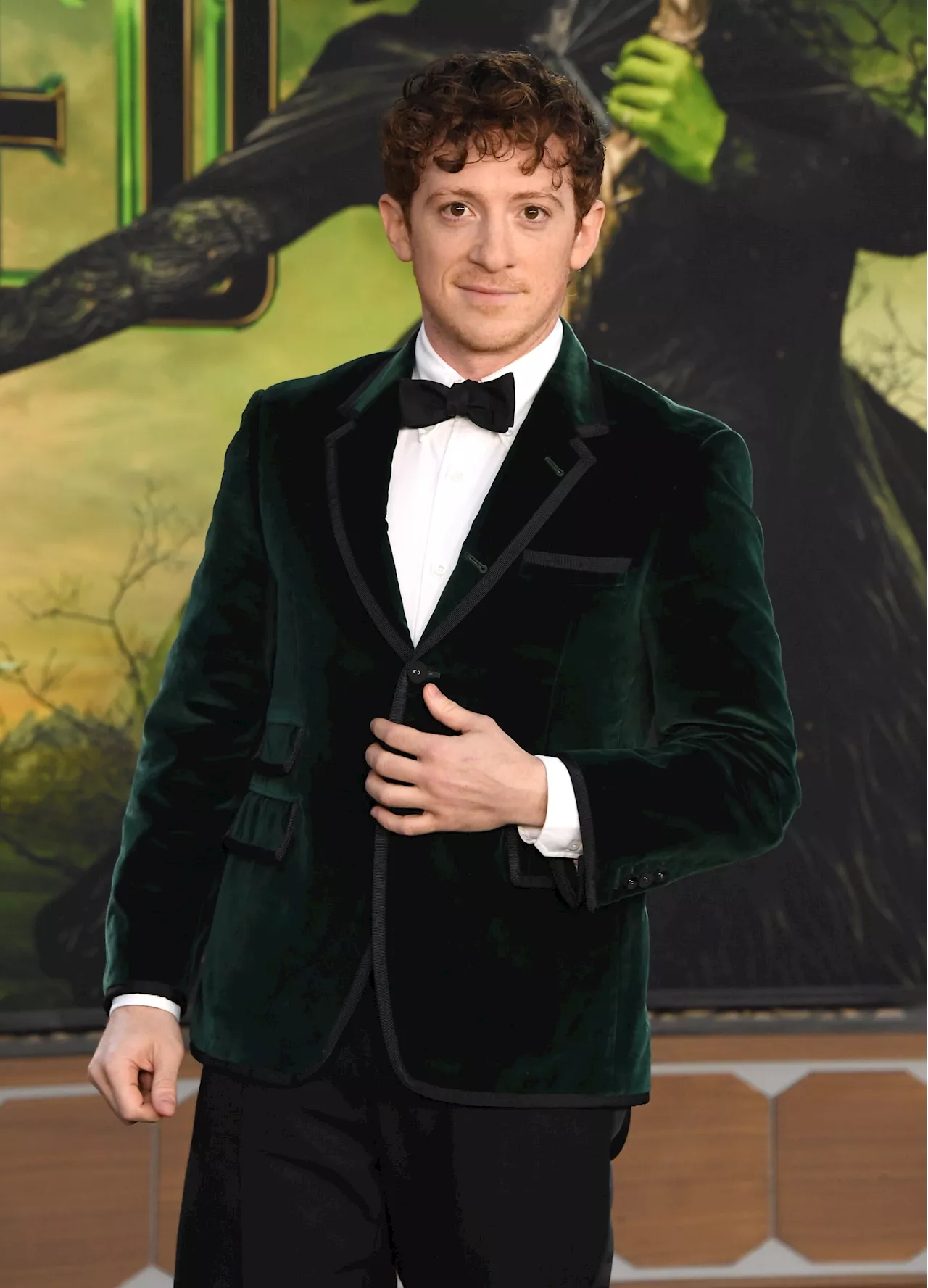 Getting Ready: Ethan Slater Attends the 'Wicked' Premiere in Los Angeles