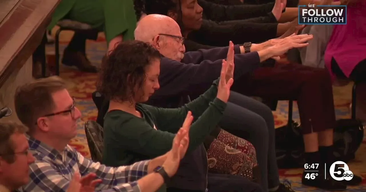 Parkinson's Disease patients find hope in lobby of Playhouse Square