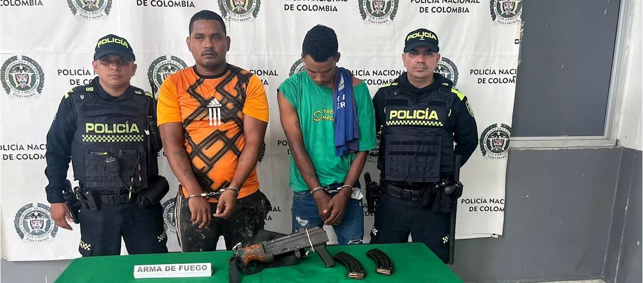 Capturan a dos hombres en San Roque: portaban un fusil y dos proveedores