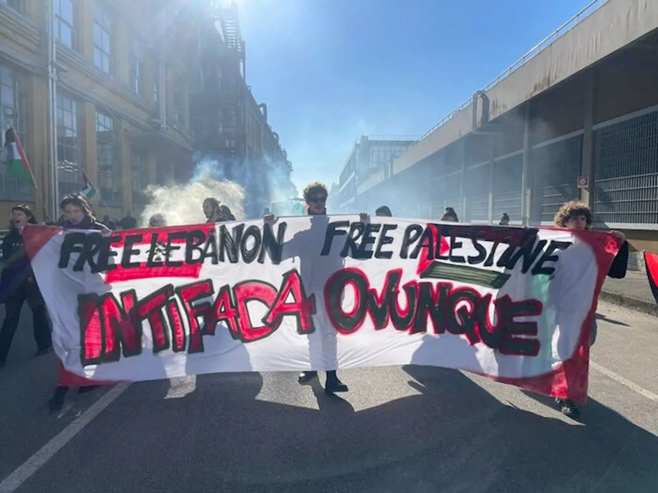 Pro-Palestinian protesters breach Leonardo offices in Turin