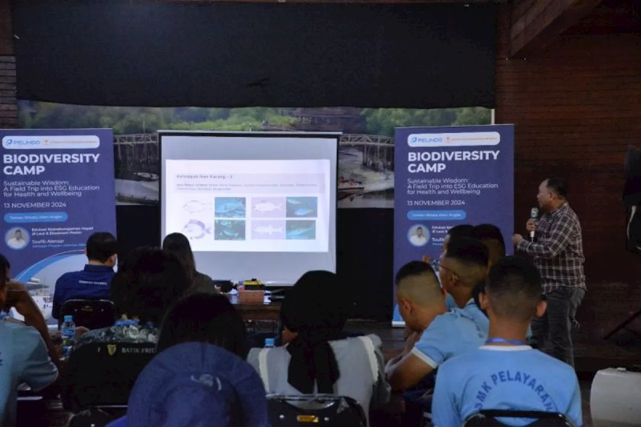 Pelindo gelar program 'Biodiversity Camp' untuk siswa SMK pelayaran