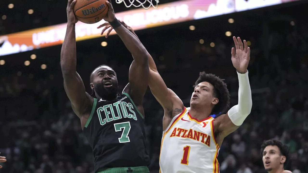 Dyson Daniels scores career-high 28 points, Jalen Johnson has triple-double as Hawks beat Celtics