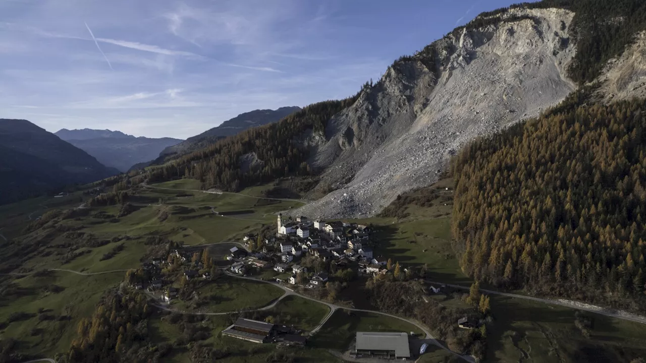 Swiss villagers pack up for evacuation over fears of a rockslide