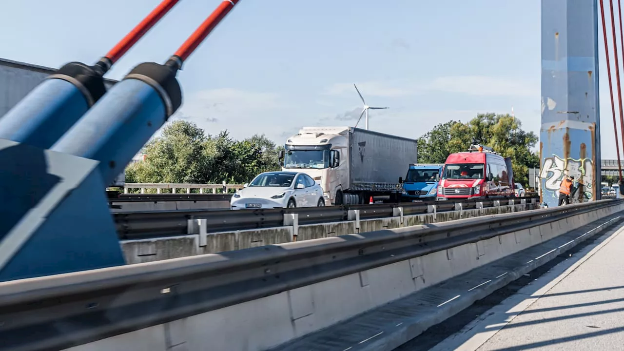 Norderelbbrücke am Wochenende gesperrt: Verkehrs-Chaos droht