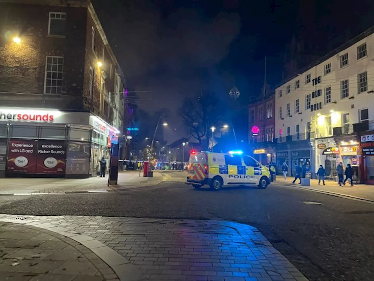 Church Street reopens after fire crews battle through the night