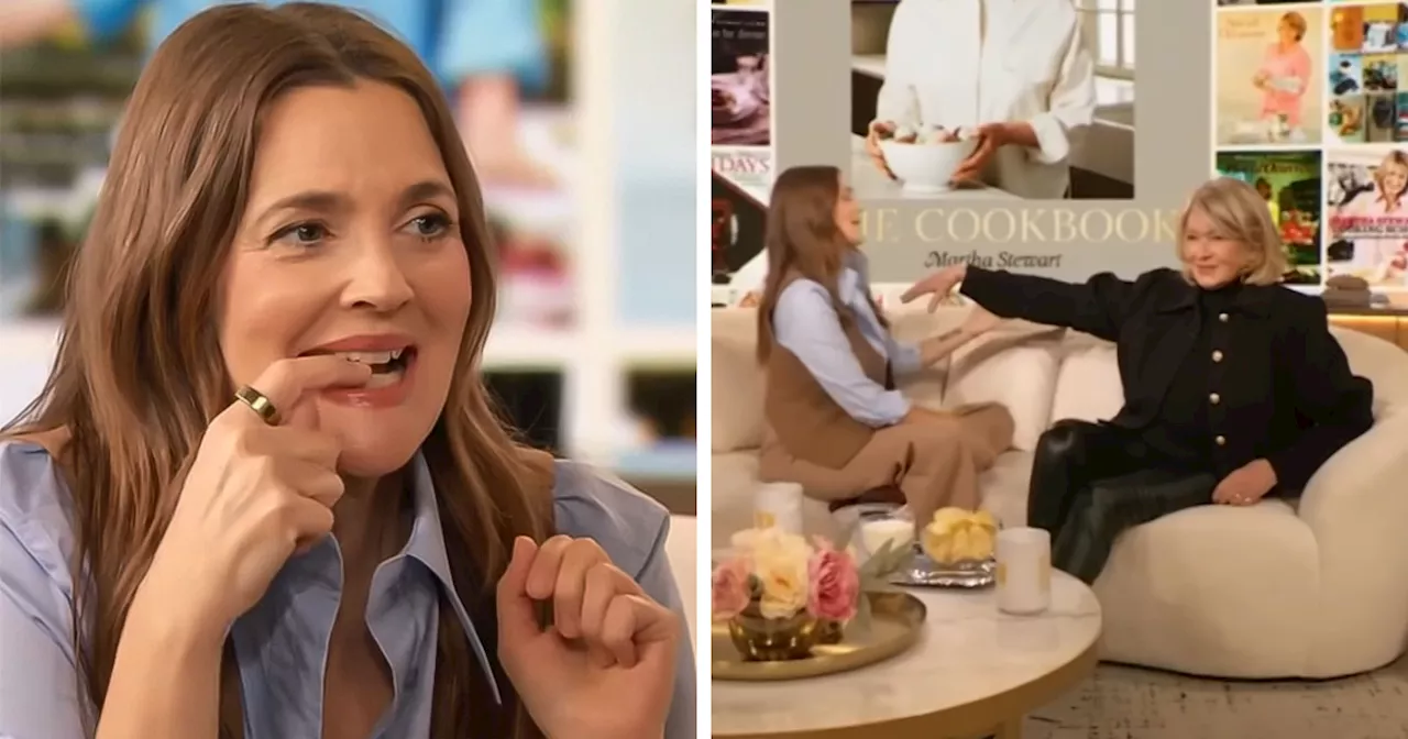 “You’re The Wrong Gender”: Martha Stewart Pushes “Touchy” Drew Barrymore Away During Interview