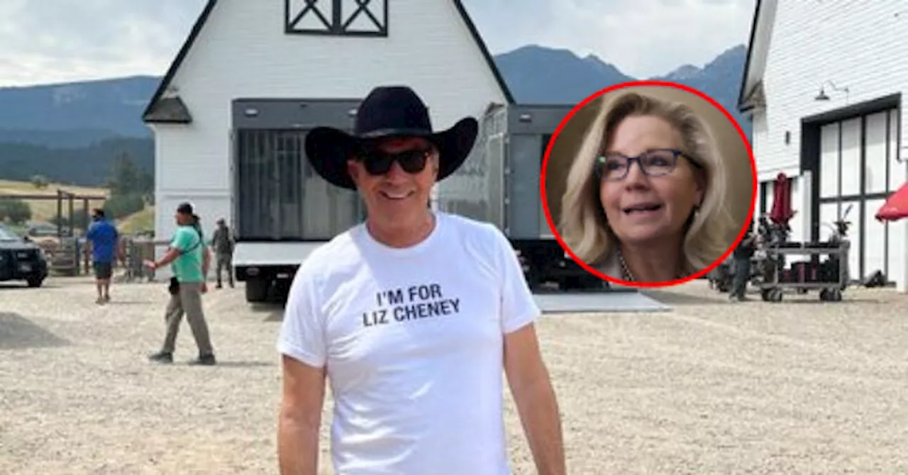 ‘Yellowstone’ Star Kevin Costner Gushes over Liz Cheney’s Attacks on Trump: ‘We Should Applaud Her’