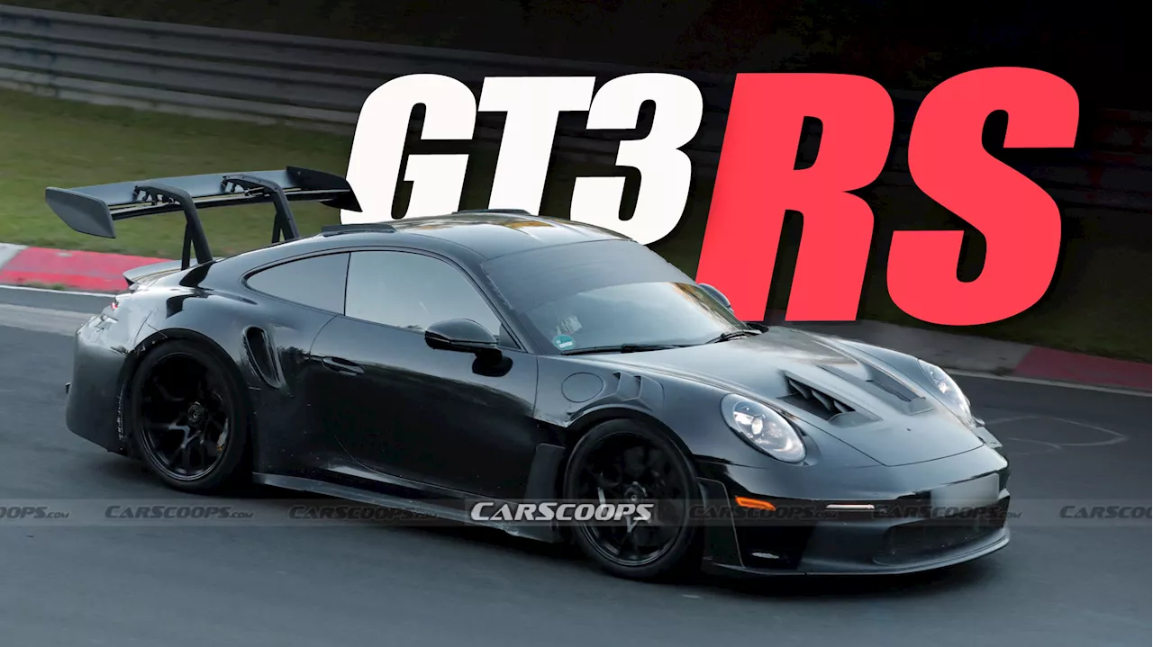 2026 Porsche 911 GT3 RS Prototype Refines Its Aero Game In Nurburgring Test