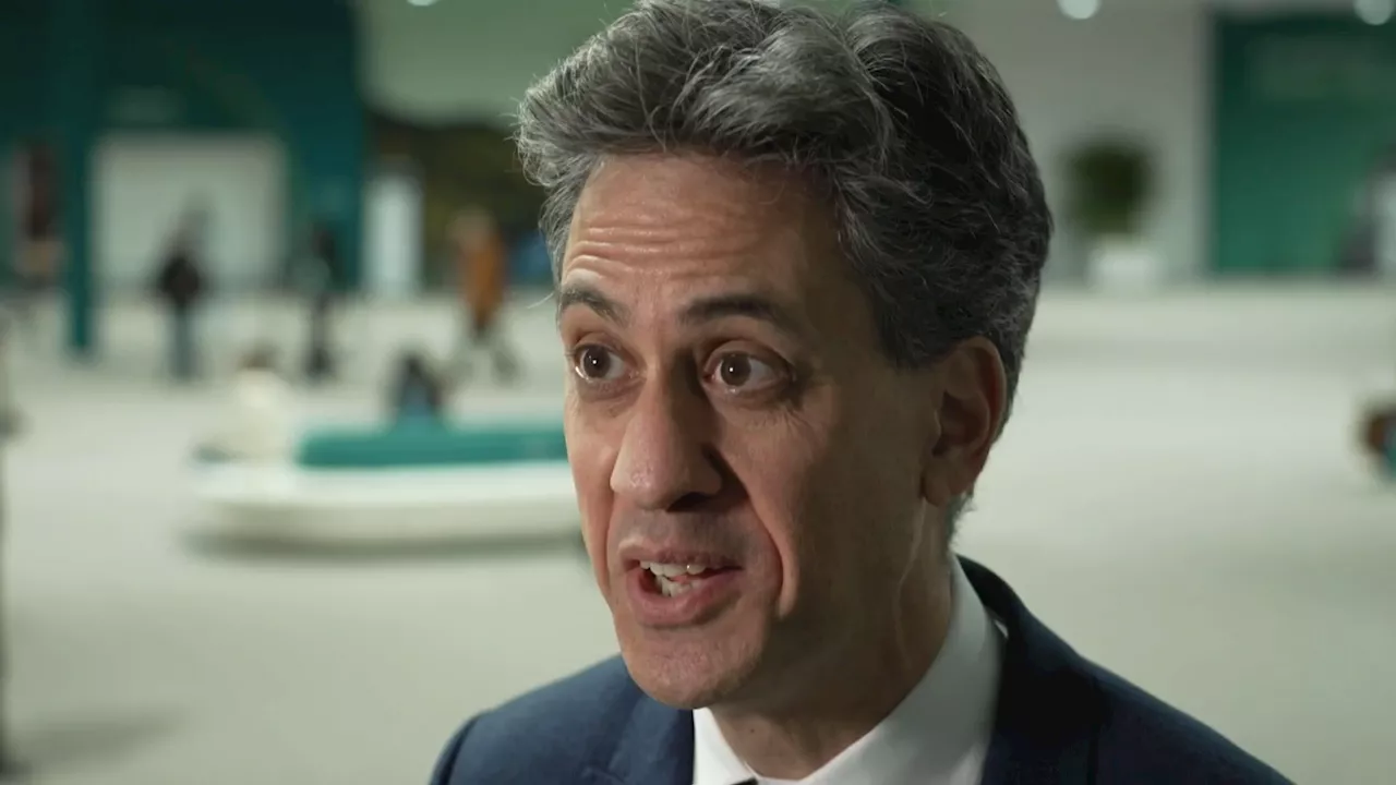 Green energy transition is ‘unstoppable’, says Ed Miliband