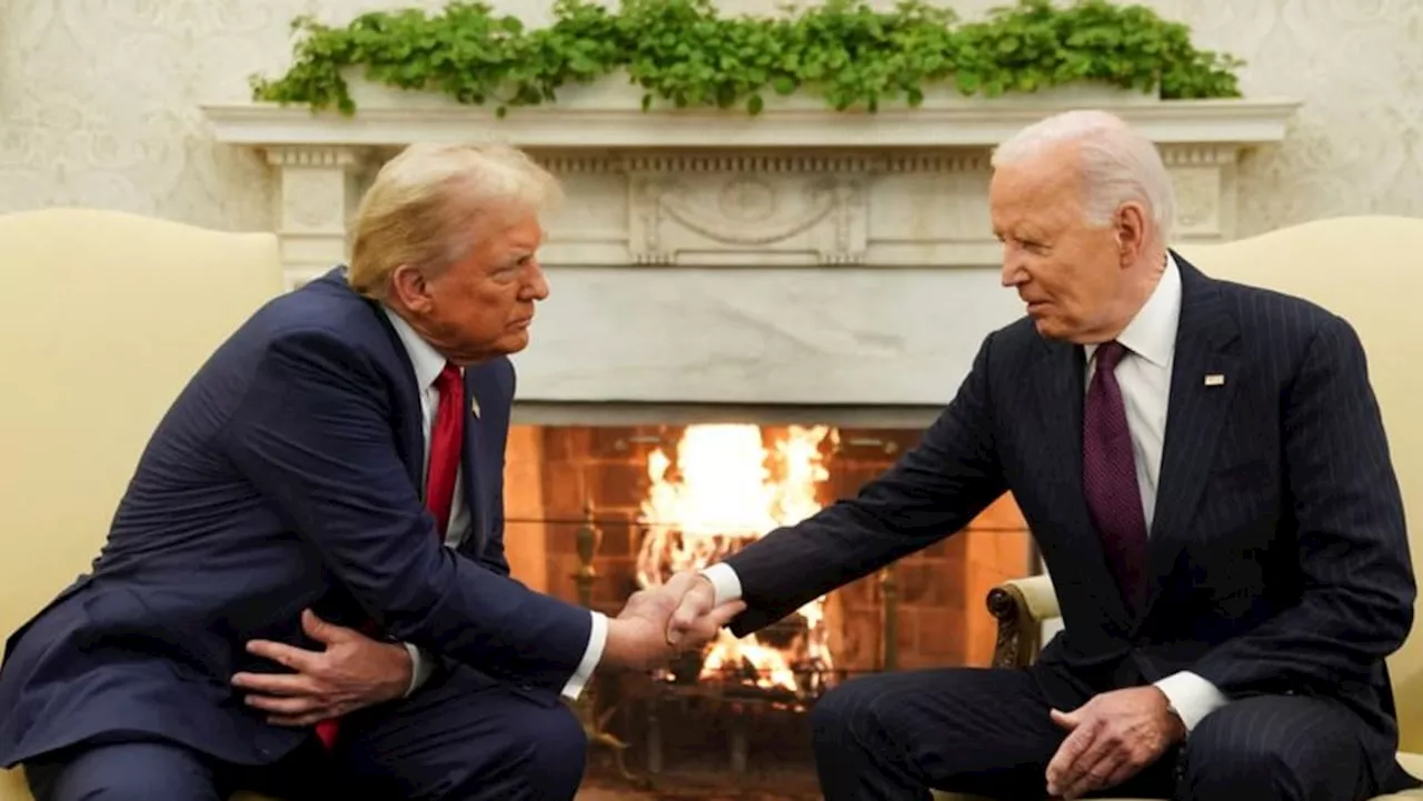 Triumphant Trump returns to White House to meet Biden