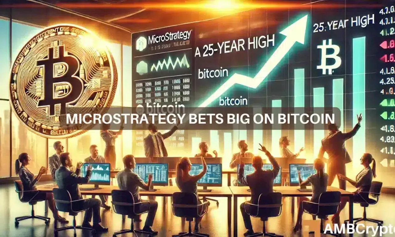 MicroStrategy stock hits 25-year high – Bitcoin drives market surge