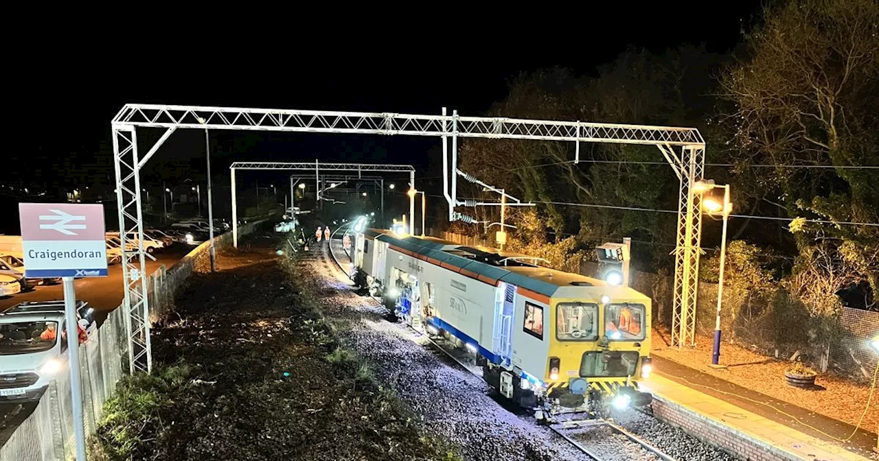 Work completed on new £3.2million railway improvements to West Highland Line