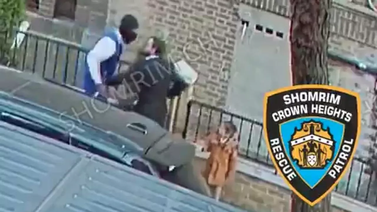 Shocking video shows masked man trying to kidnap young Jewish boy as he walked to synagogue