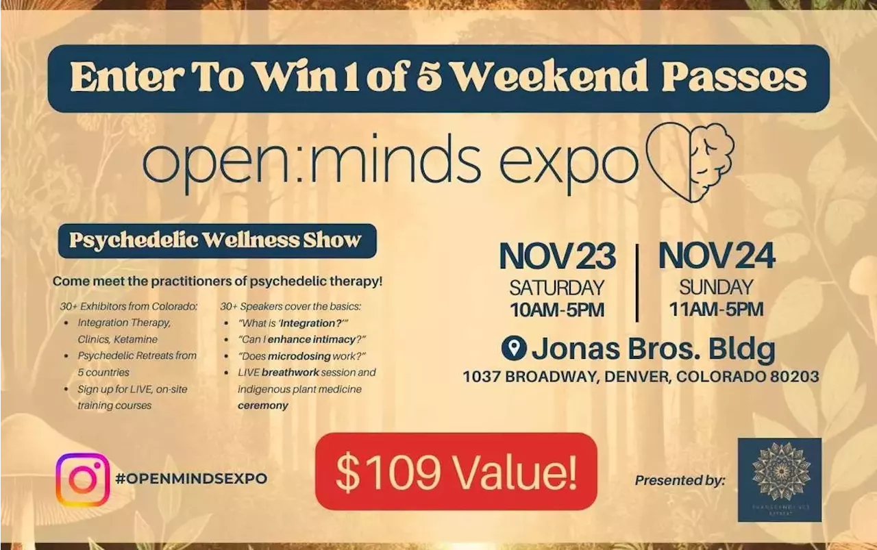 Enter to Win 1 of 5 Weekend Passes to Open Minds Expo!