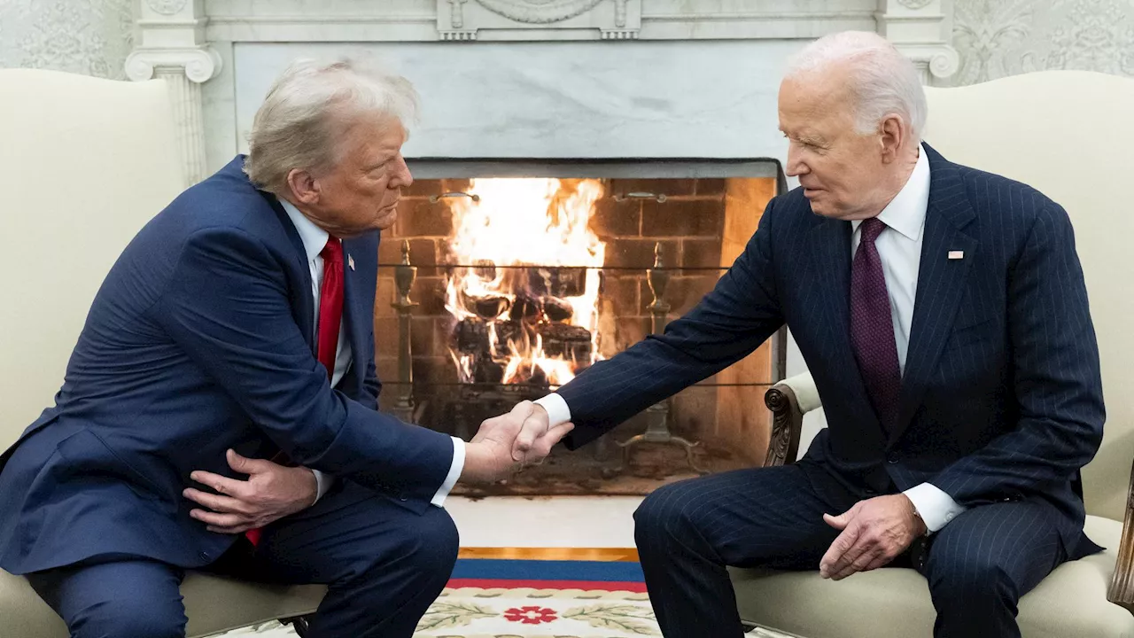 Präsident Biden empfängt Nachfolger Trump im Weißen Haus und sagt geordnete Machtübergabe zu