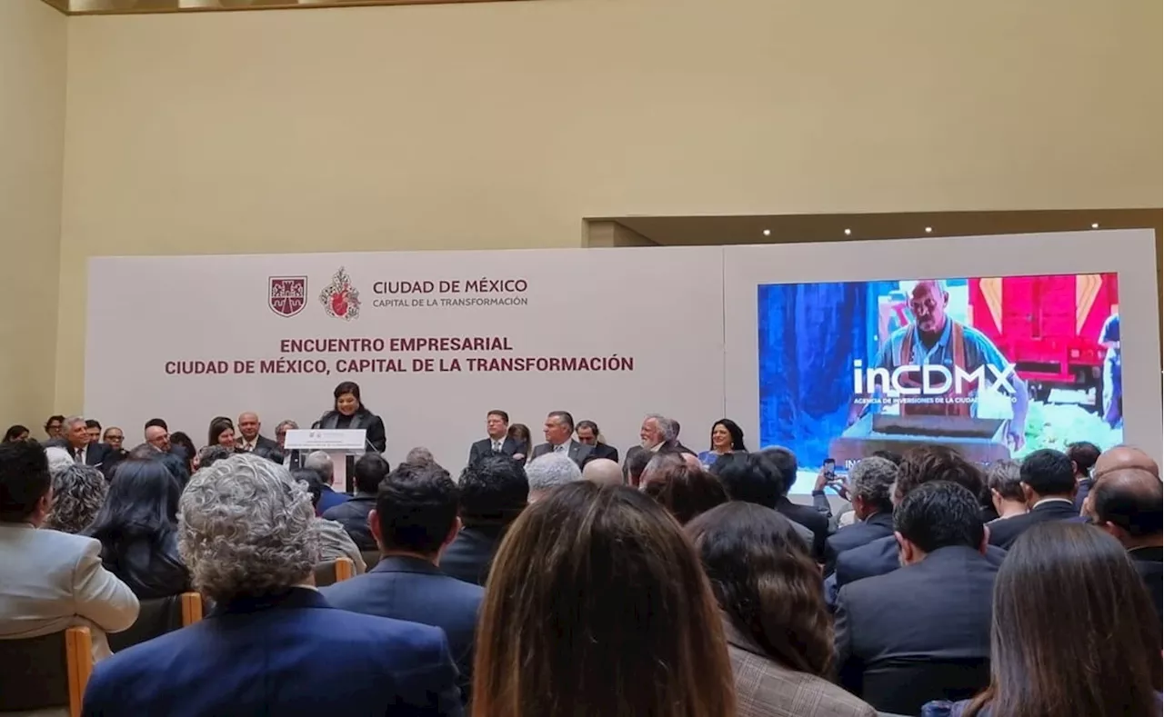 Clara Brugada anuncia la creación de la Agencia de Inversiones de la CDMX; busca fortalecer la economía en la ciudad