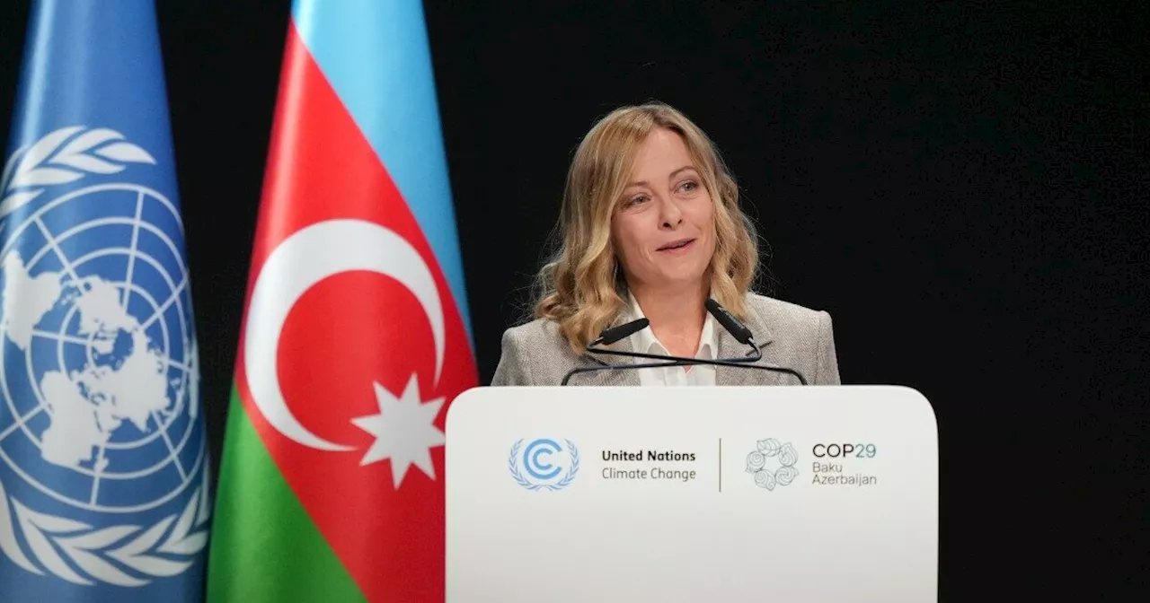 Cop29, Meloni a Baku difende i combustibili fossili: “Non c’è una sola alternativa”