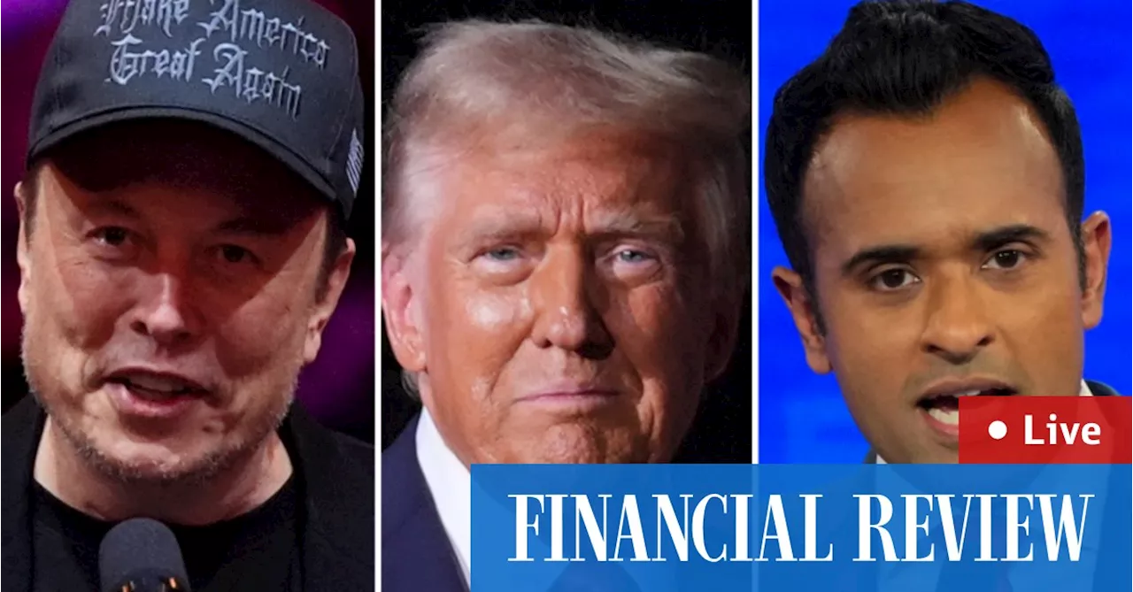 US election results 2024: Donald Trump names Elon Musk, Vivek Ramaswamy as heads of government department