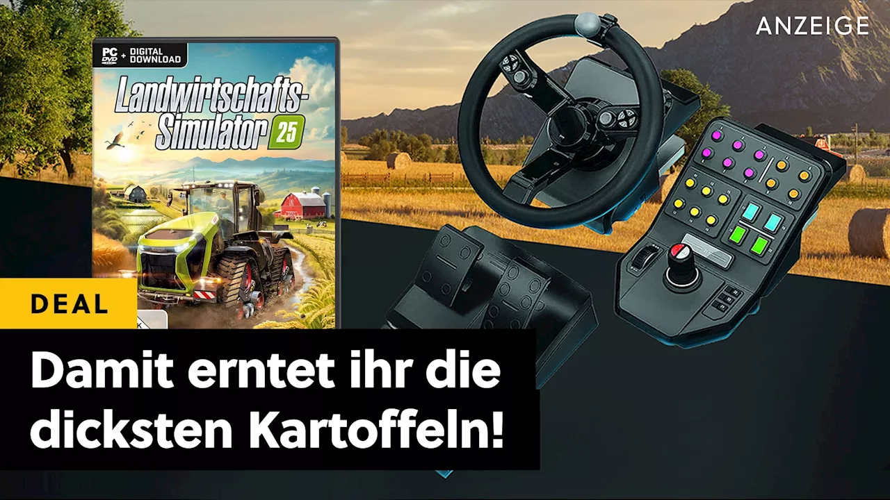 Der neue Landwirtschafts-Simulator ist draußen und das passende Equipment ist Bestseller im Amazon-Angebot