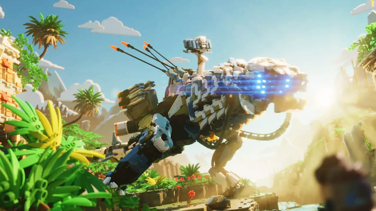 Wir legen uns in LEGO Horizon Adventures mit fiesen Maschinen-Dinos an