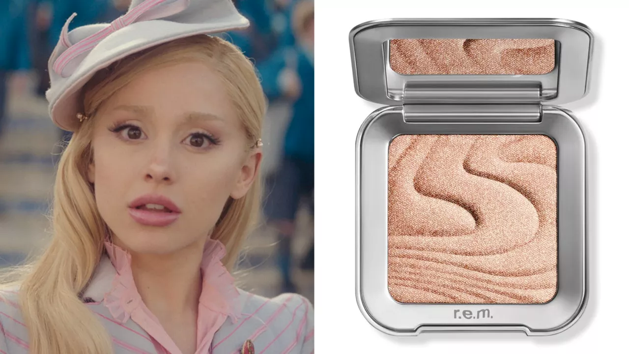 Ariana Grande Wore This Sparkly Highlighter as Glinda in 'Wicked'