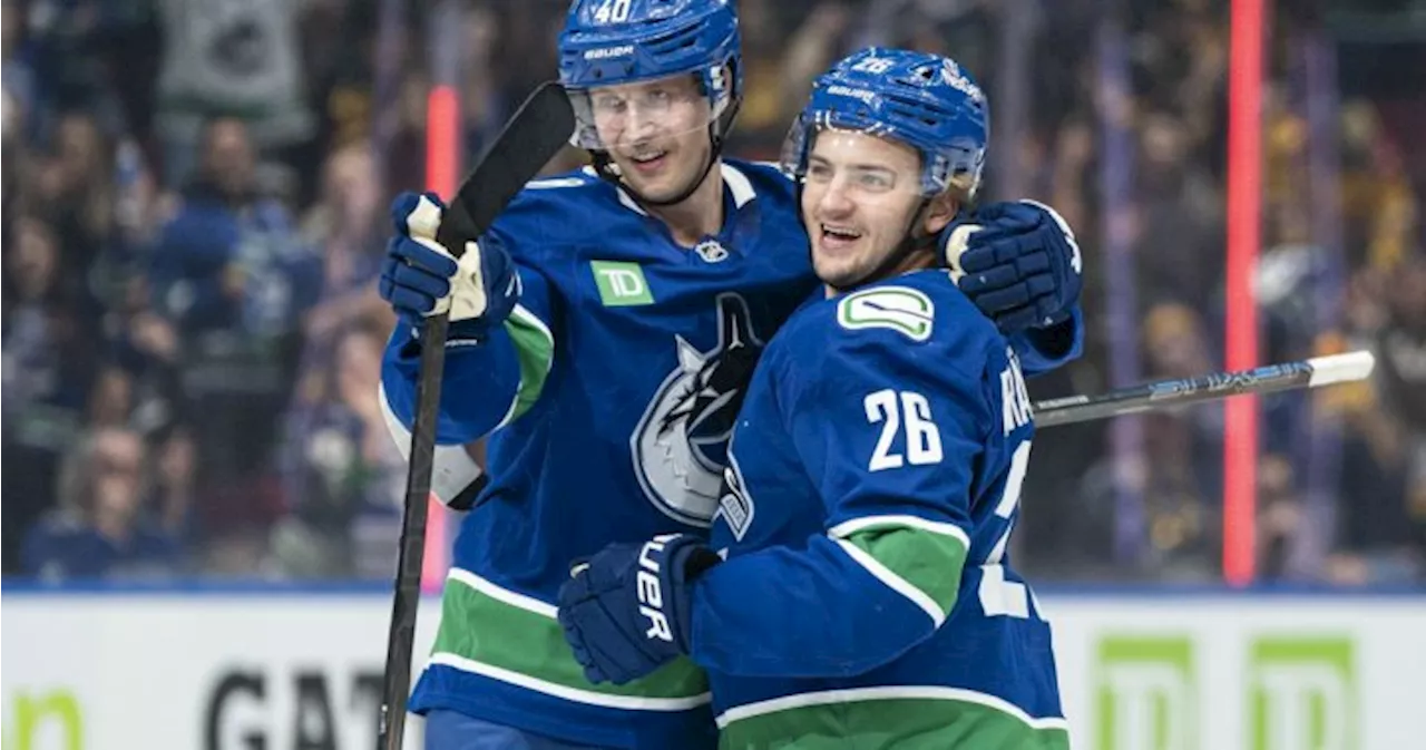 Canucks’ Pettersson marks birthday with 2 points in 3-1 win over Flames