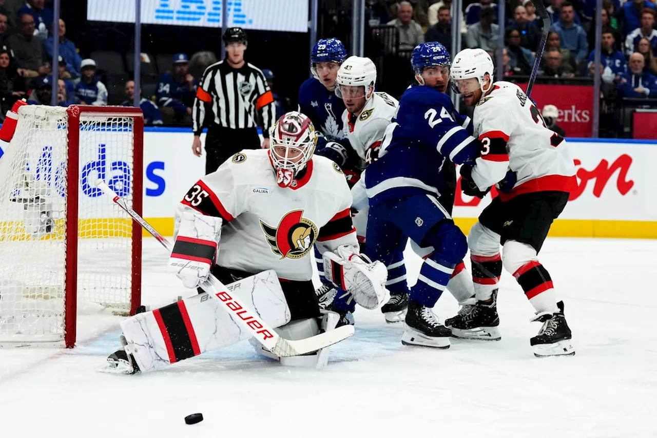Senators make short work of listless Leafs in a flat Battle of Ontario