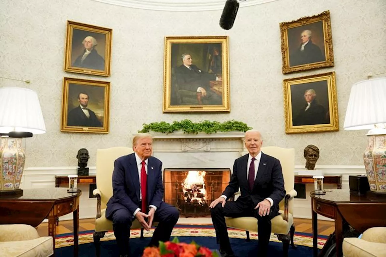 Trump returns to the White House to meet Biden