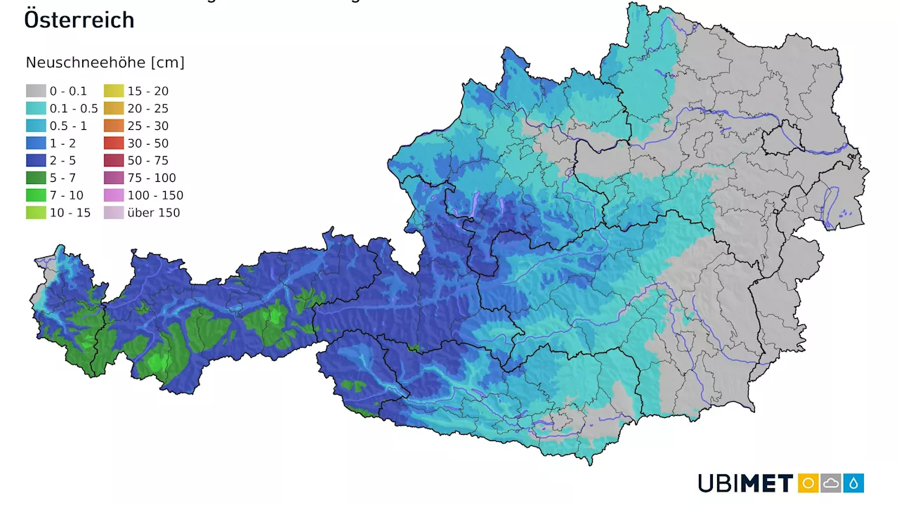 Es geht los: Hier kommt Schnee-Schneise nach Österreich