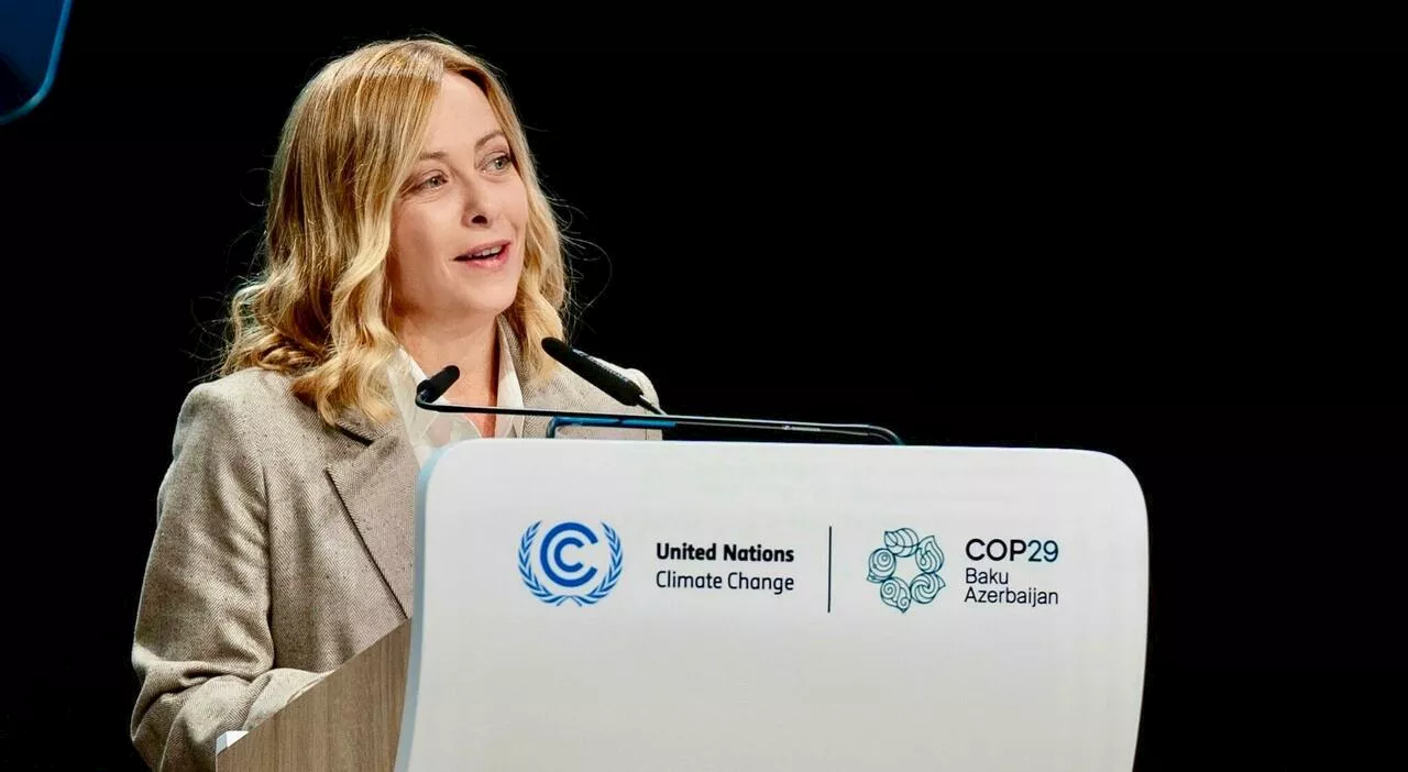 Meloni alla Cop29 di Baku: «Rilanciamo la fusione nucleare, può cambiare le carte in tavola»