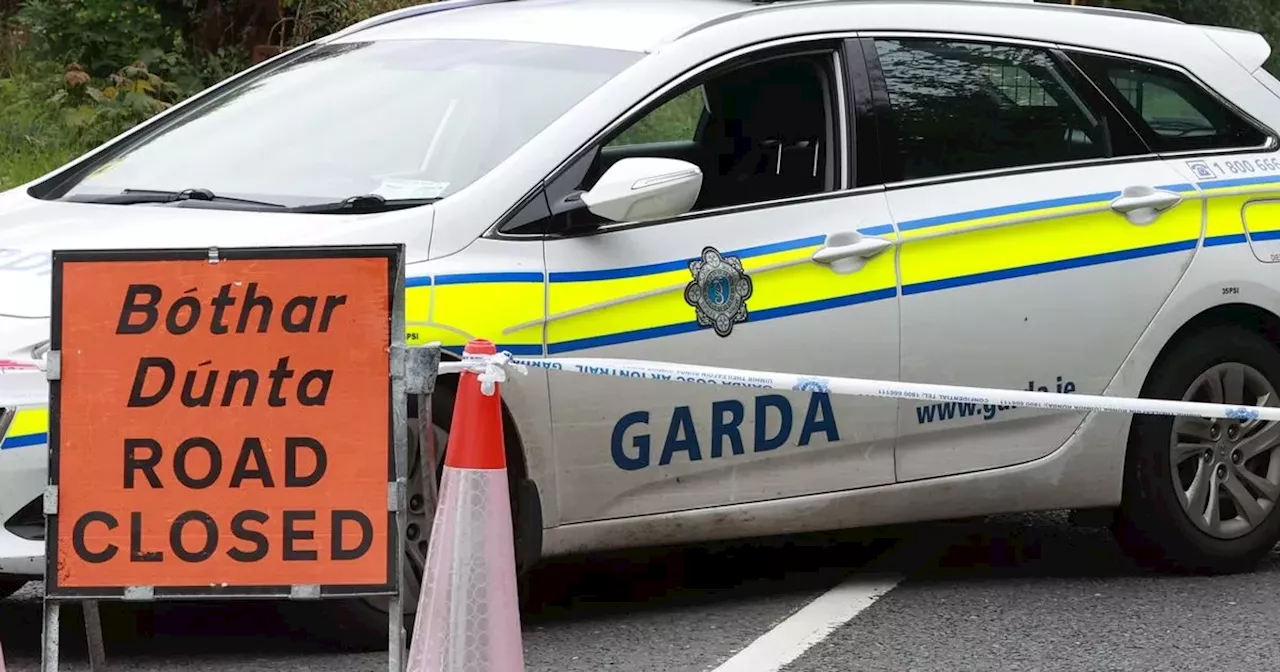 Four people hospitalised following three-vehicle crash as gardai close road