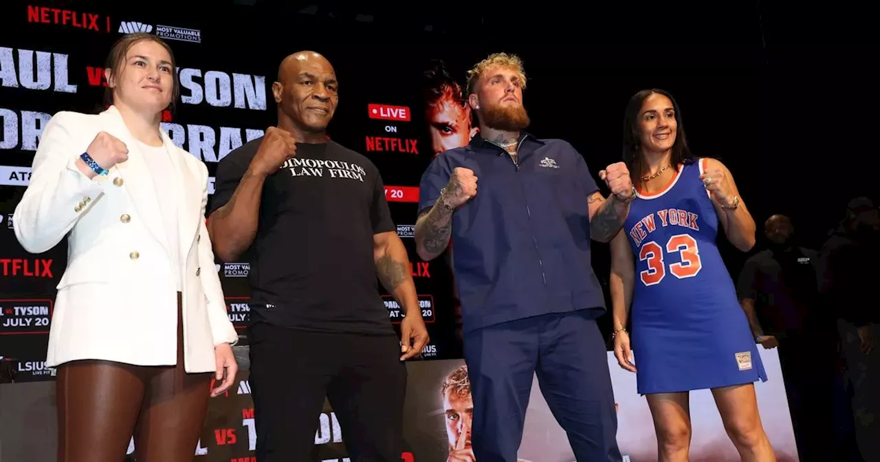 Katie Taylor v Amanda Serrano press conference LIVE updates from the Mike Tyson v Jake Paul event