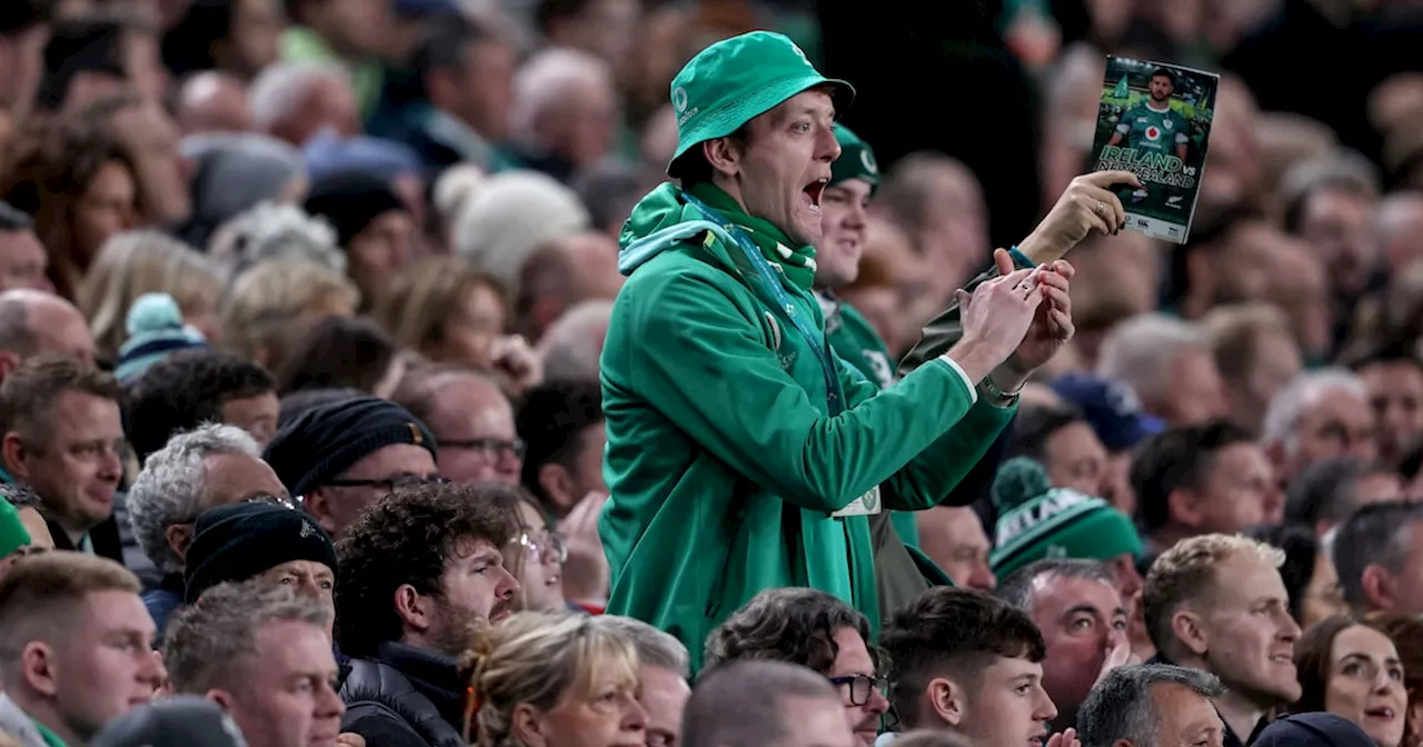 Aviva Stadium atmosphere debate: ‘I almost felt self-conscious loudly cheering on Ireland’