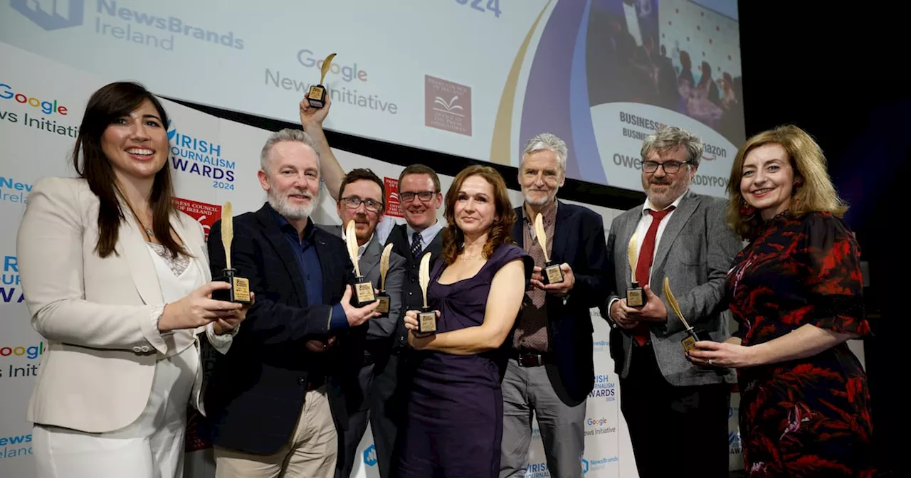 The Irish Times scoops eight prizes at journalism awards