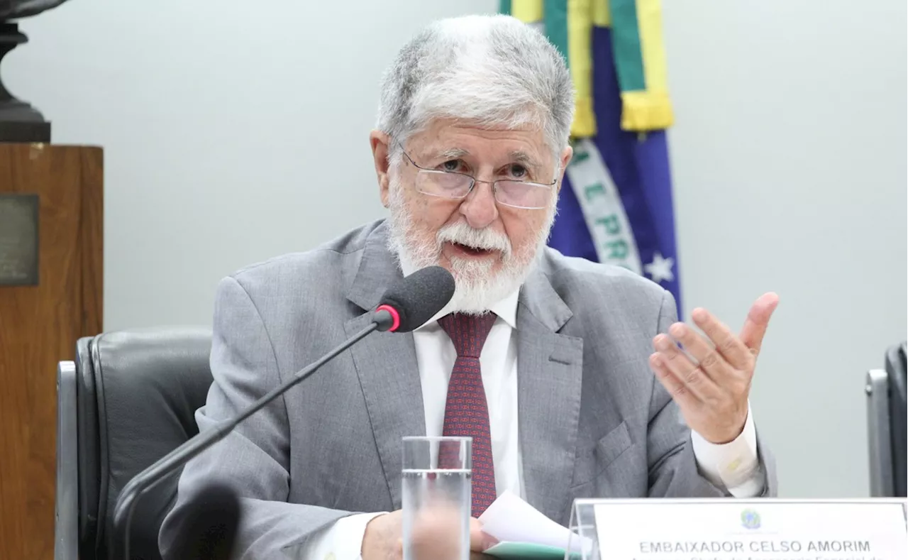 ‘Não vamos julgar nomes, as pessoas mudam’, diz Amorim sobre futuro chefe da diplomacia de Trump