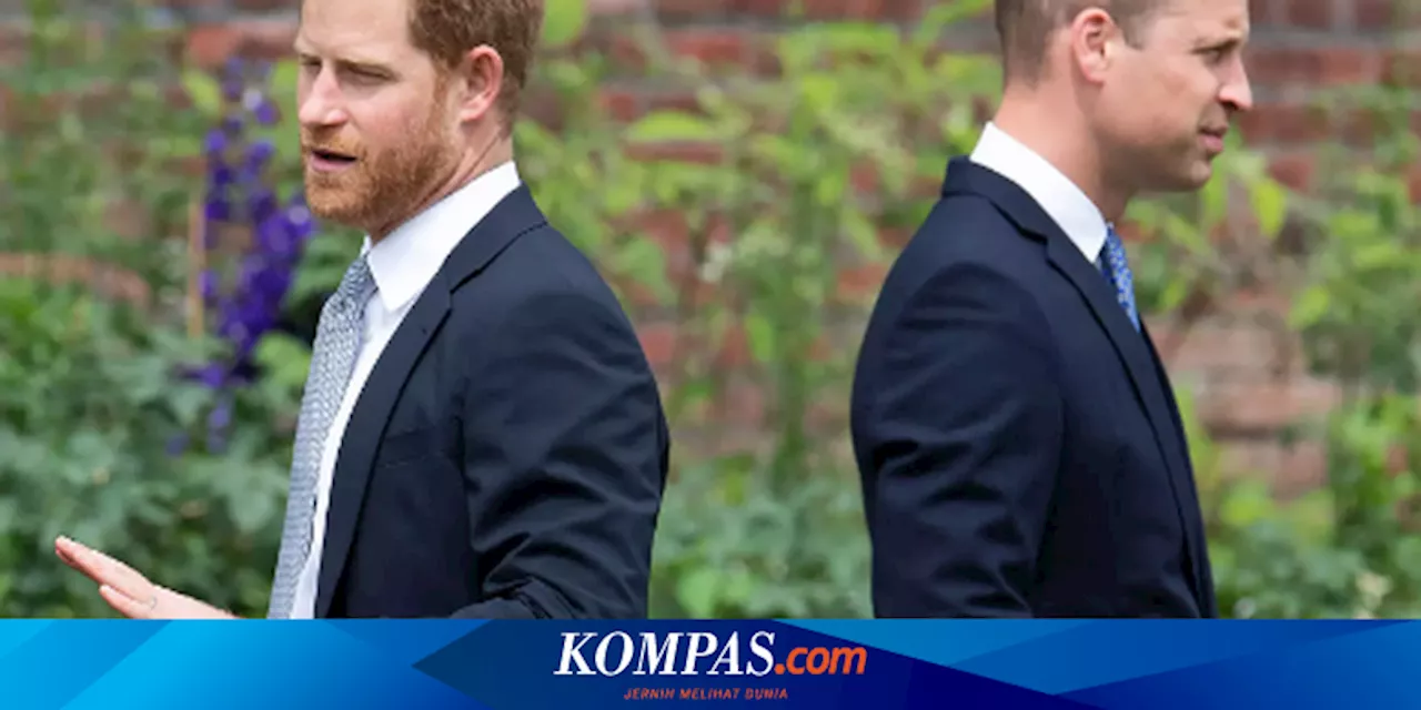 Orang Kepercayaan Putri Diana Sebut Pangeran William Melakukan Kesalahan Besar dengan Menjauhi Pangeran Harry