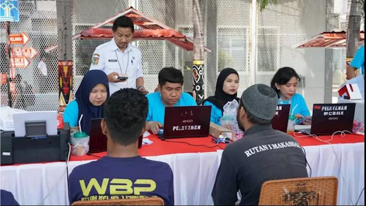 Pilkada Serentak Sebentar Lagi, Warga Binaan Rutan Makassar Rekam KTP-El