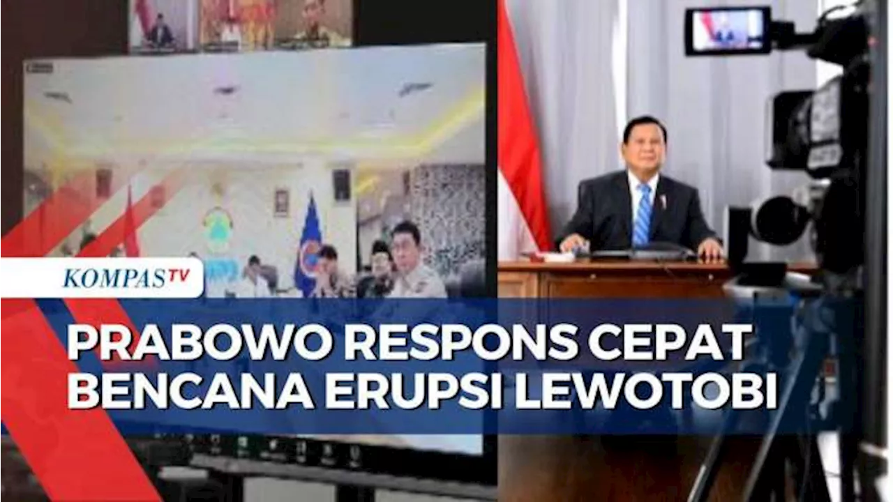 Prabowo Pimpin Rapat Bencana Erupsi Lewotobi dari AS, Ini Kata Menko PMK