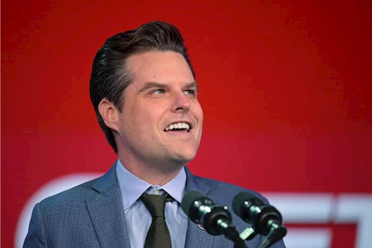 Matt Gaetz once faced a sex trafficking investigation by the Justice Department he could now lead